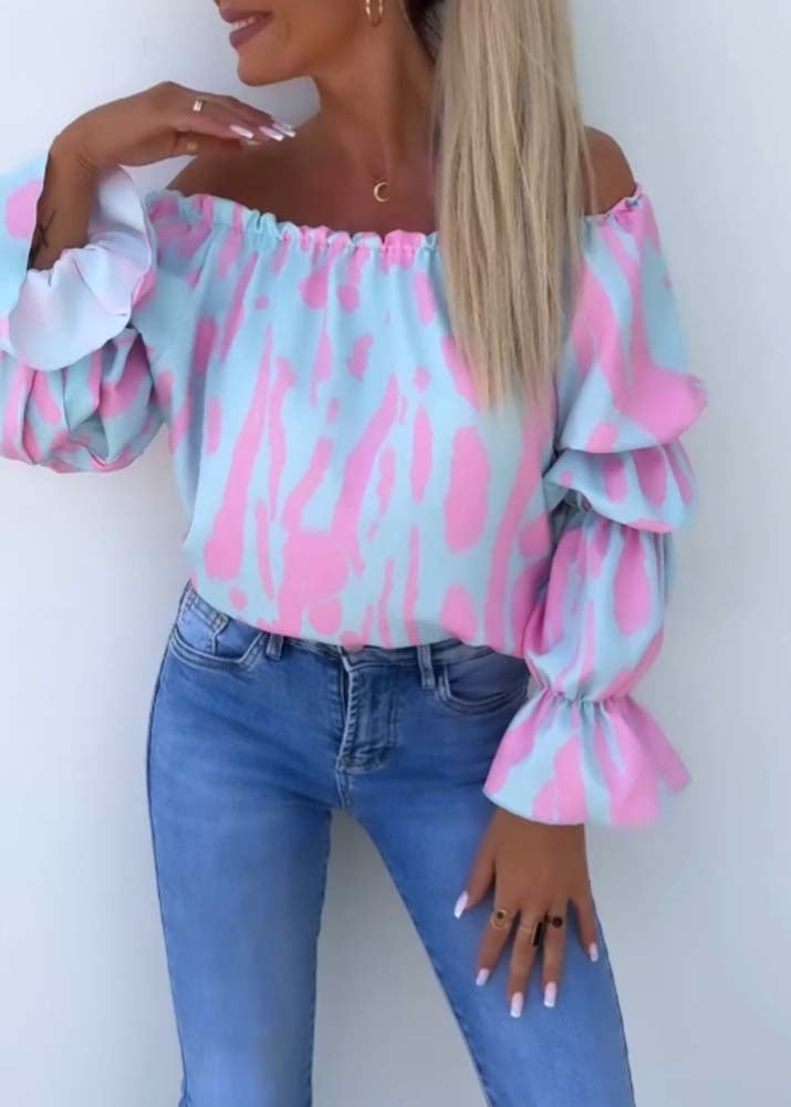 Fiona | Vibrant Off-Shoulder Blouse