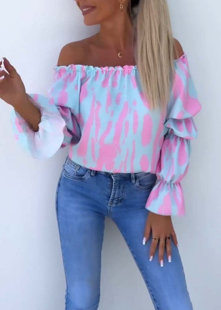 Fiona | Vibrant Off-Shoulder Blouse