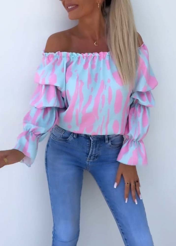 Fiona | Vibrant Off-Shoulder Blouse