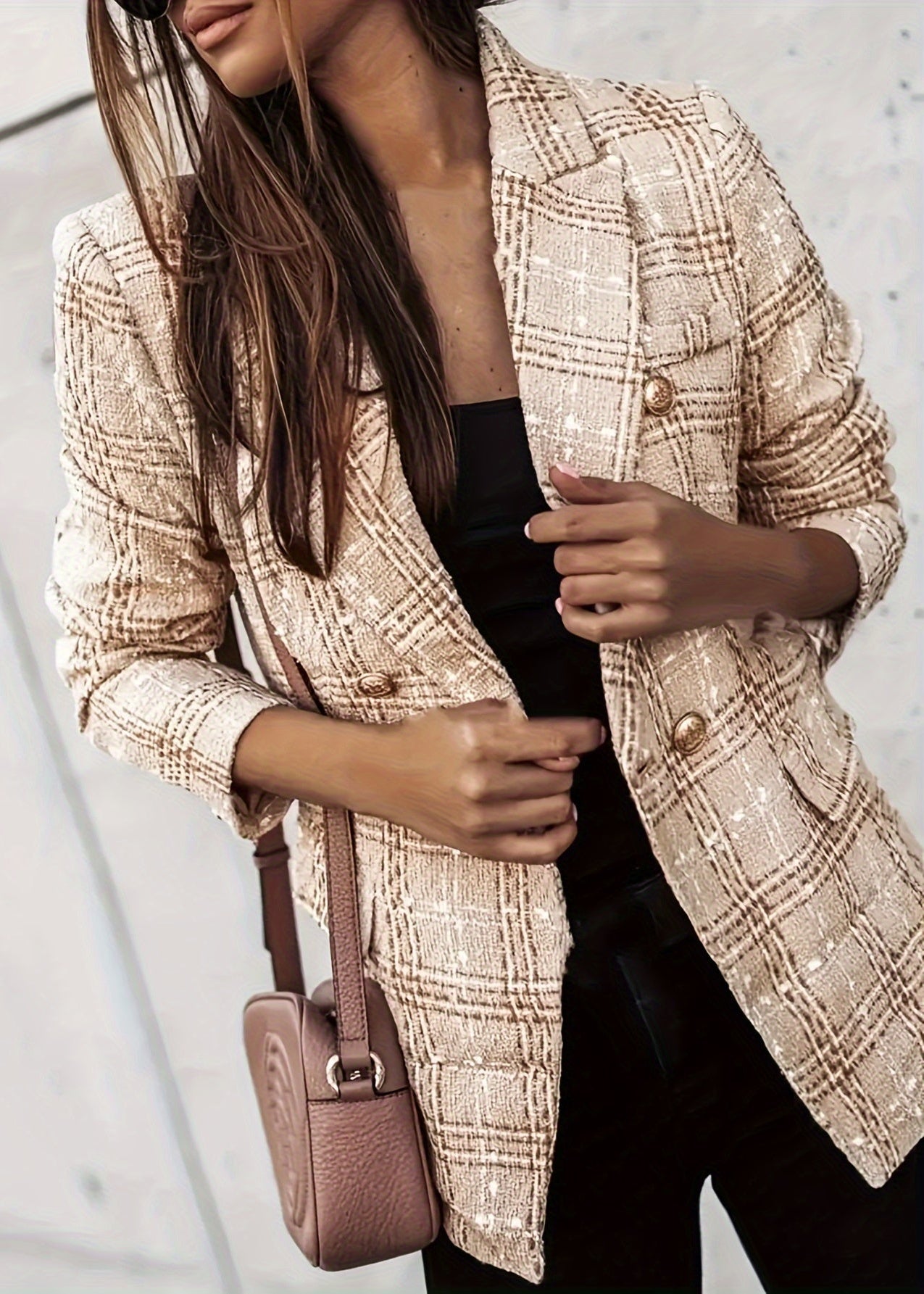 Britt | Elegant Tweed Blazer