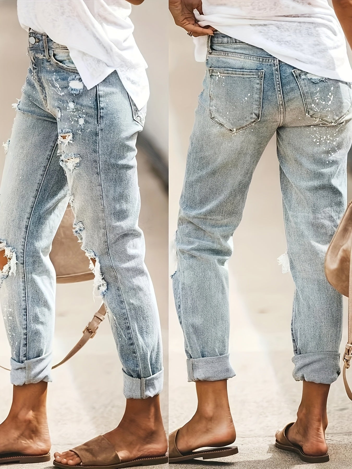 Blake | Distressed Boyfriend Jeans