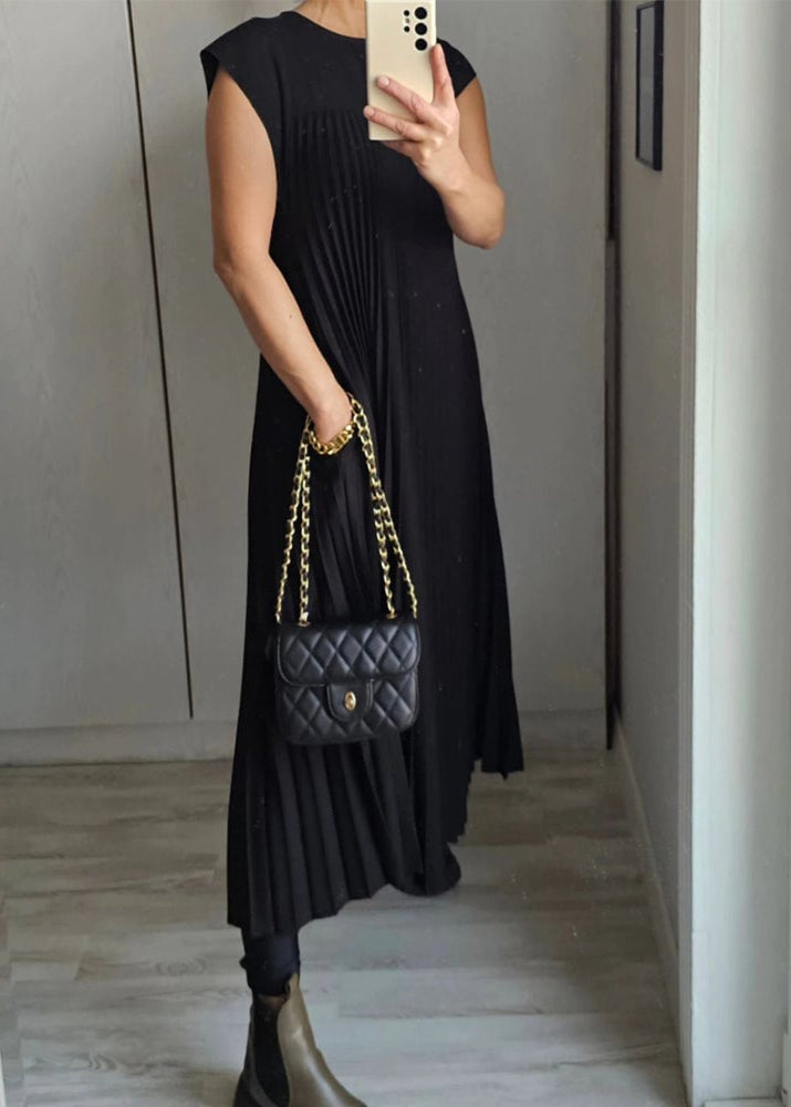 Lorena | Elegant Pleated Maxi Dress