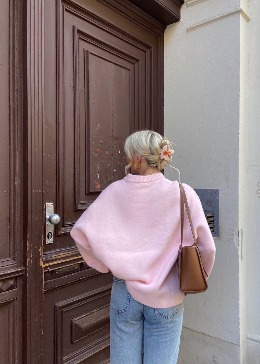 Mila | Pink Oversized Sweater