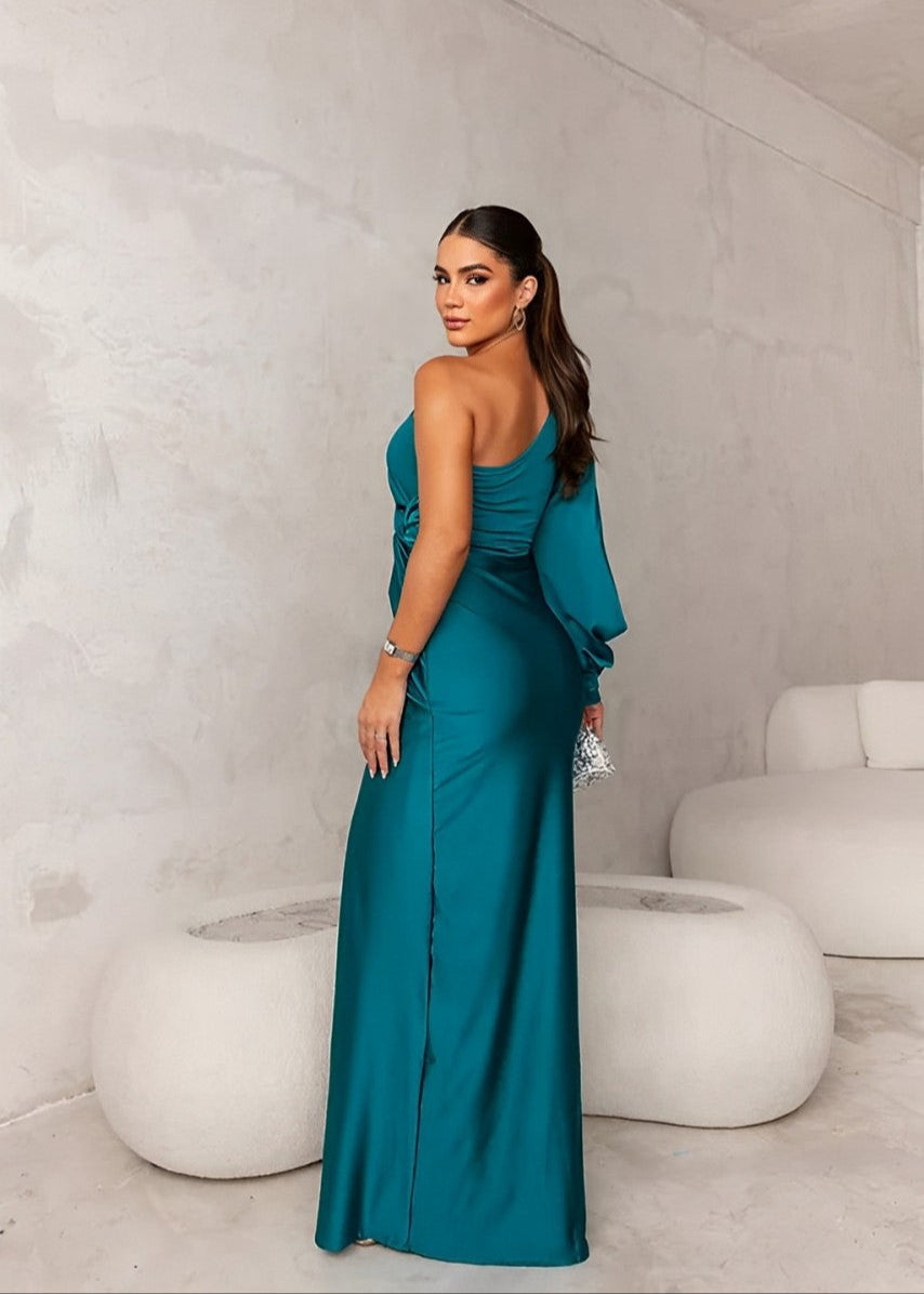 Yolante | Elegant One-Shoulder Gown