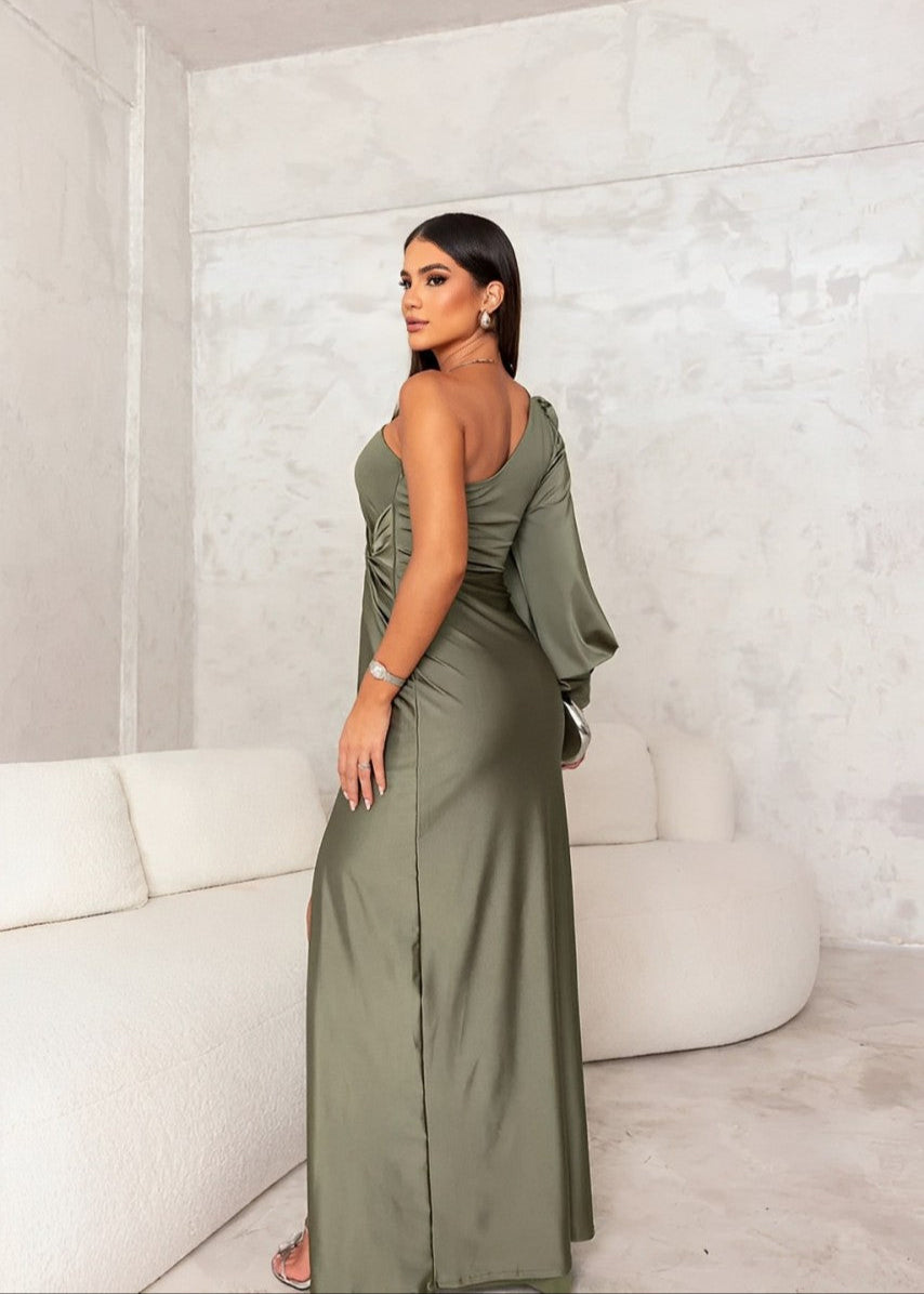 Yolante | Elegant One-Shoulder Gown